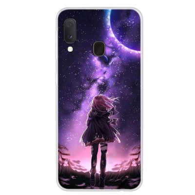 coque samsung a20e lune