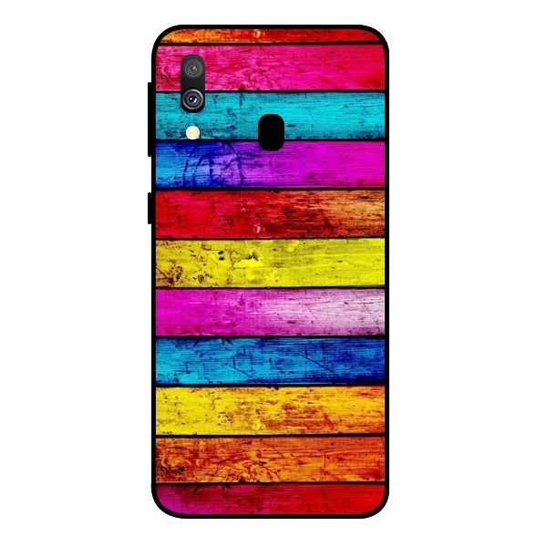 coque samsung a40 arc en ciel