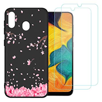 coque samsung a40 fleur