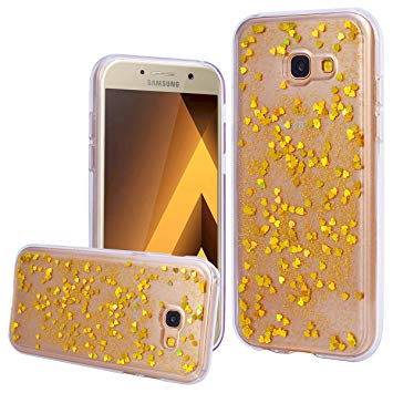 coque samsung a5 2017 transparente pailette