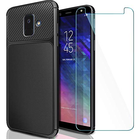 coque samsung a6 et verre trempe