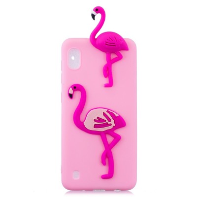 coque samsung a70 flamand rose