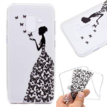 coque samsung a8 2018 papillon