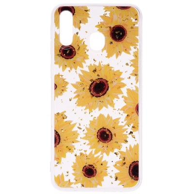 coque samsung galaxy a40 tournesol