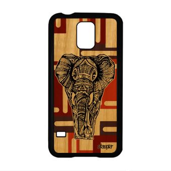 coque samsung galaxy s5 elephant noir et blanc