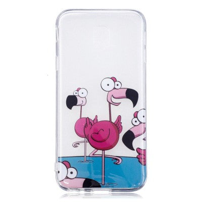 coque samsung j3 2017 flamant rose