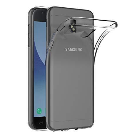 coque samsung j3 2017 transparente avec fleur noir