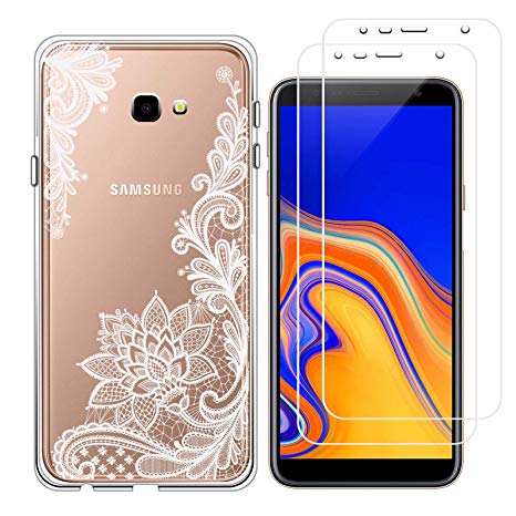 coque samsung j4 plus fleur