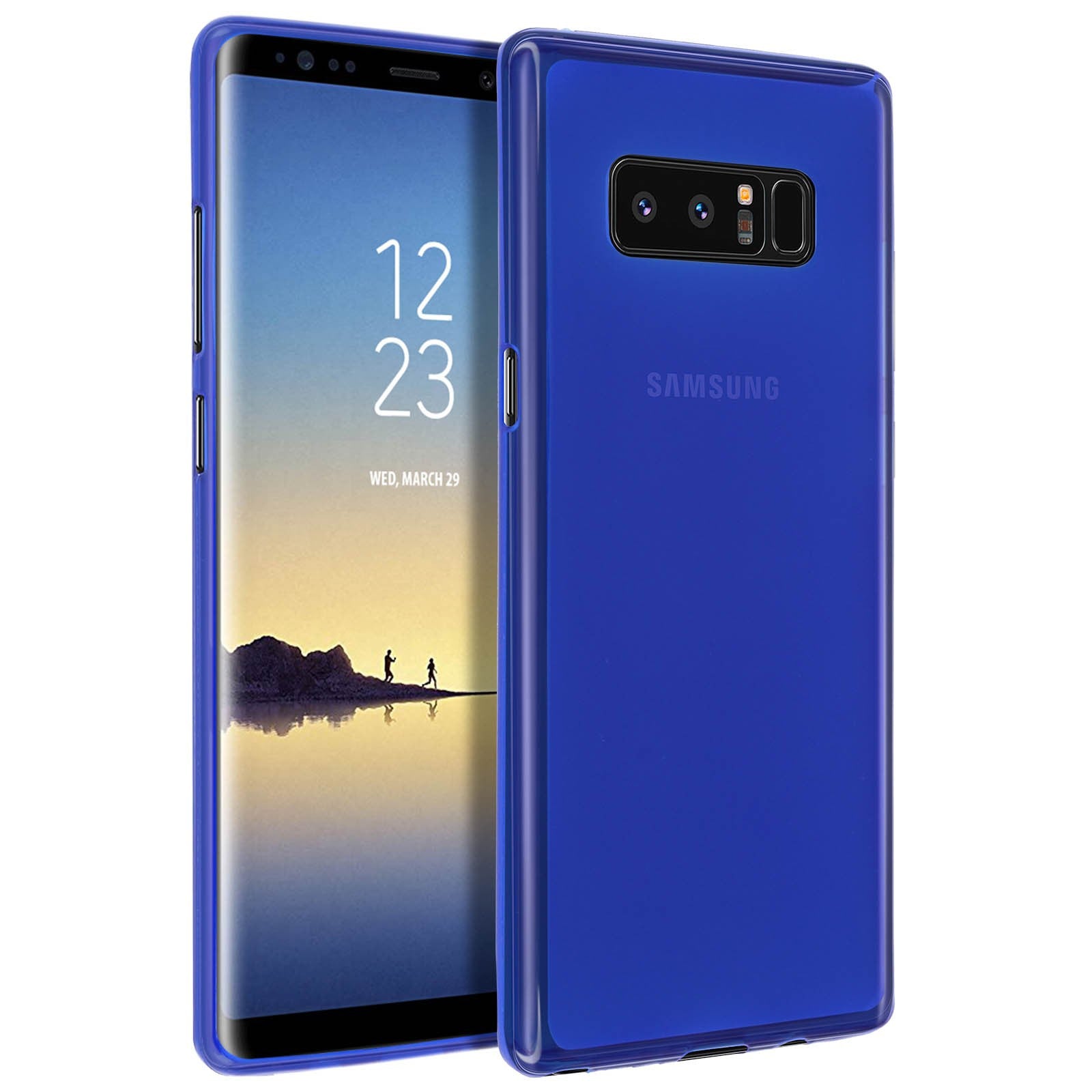 coque samsung note 8 bleu