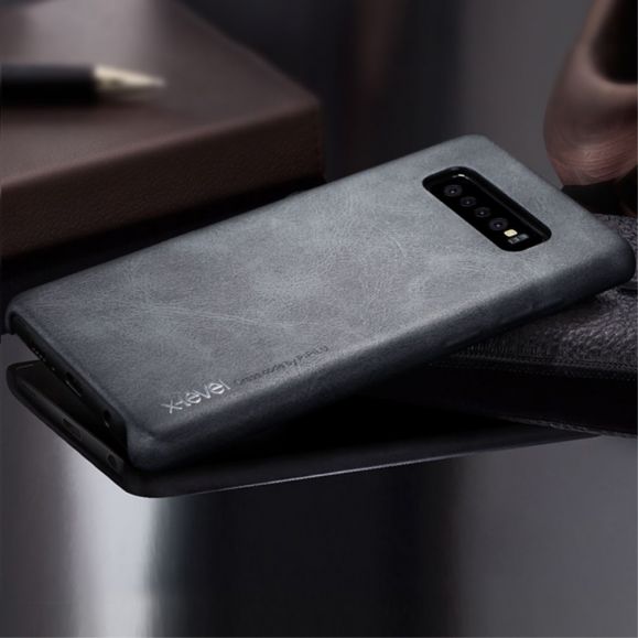 coque samsung s10 cuir noir