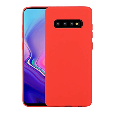 coque samsung s10 silicone rouge