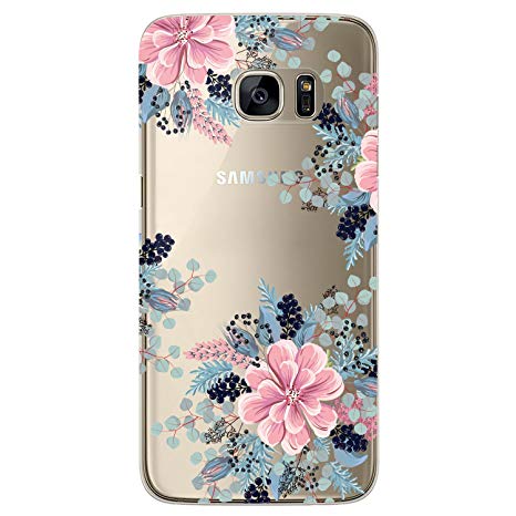 coque samsung s7 fleur silicone