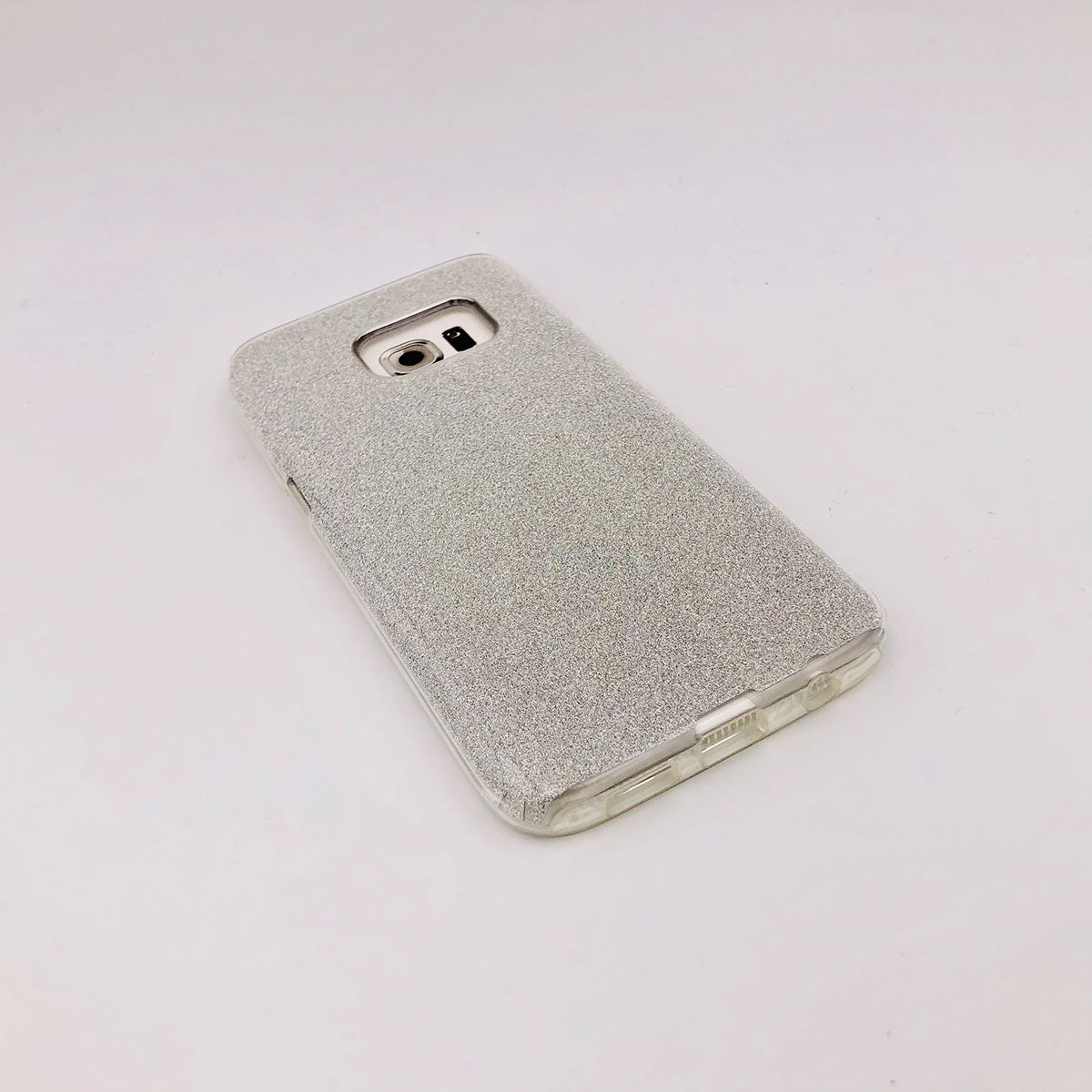 coque samsung s7 gris pailletee