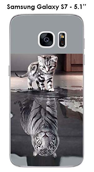 coque samsung s7 tigre