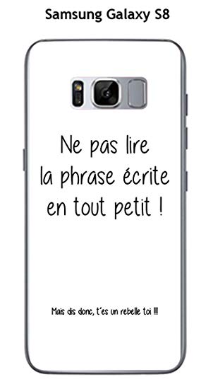 coque samsung s8 avec des phrases