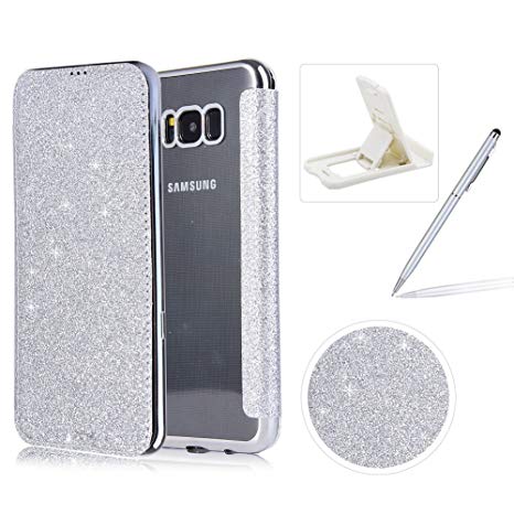 coque samsung s8 clapet transparent