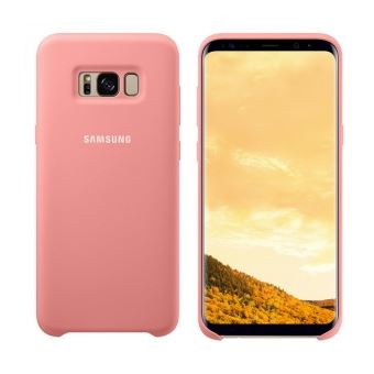 coque samsung s8 rose silicone