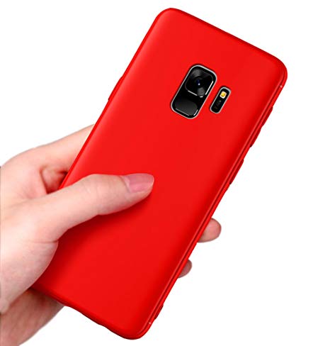 coque samsung s9 silicone rouge