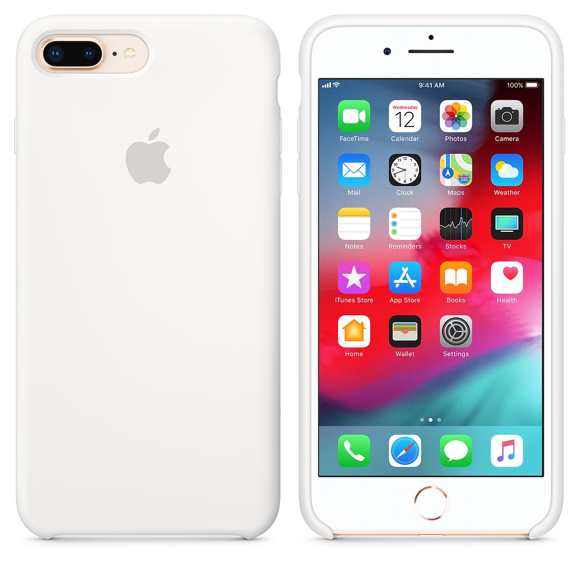 coque silicone blanc iphone 8 plus