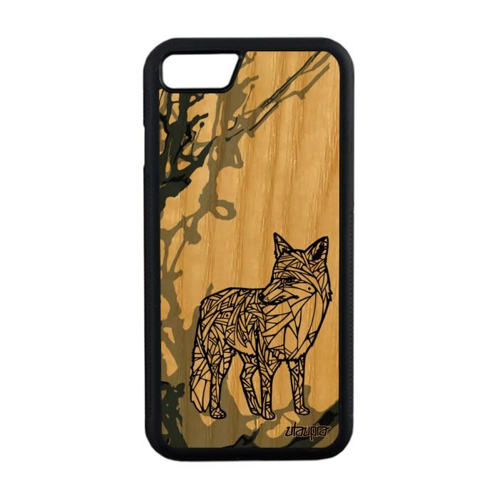 coque silicone iphone 8 renard