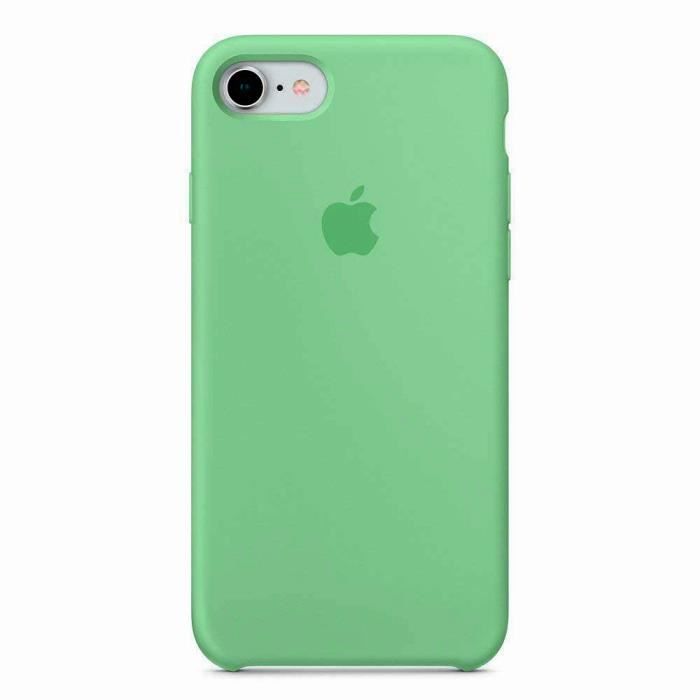 coque silicone iphone 8 vert