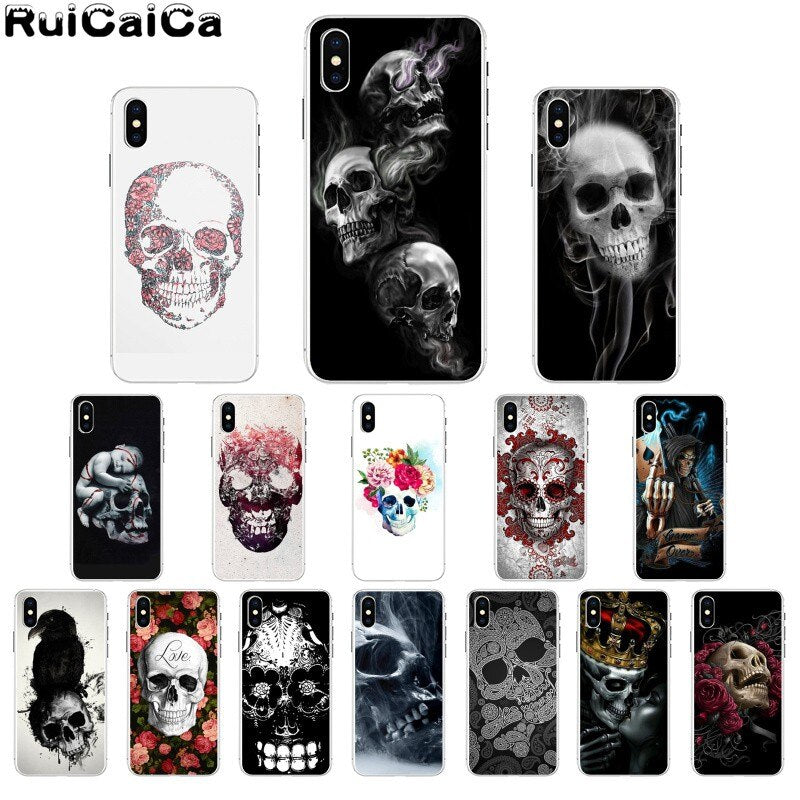 floral deer skull coque iphone 6