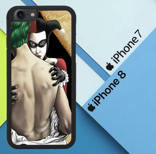 harley quinn and joker X0512 coque iPhone 7 , iPhone 8
