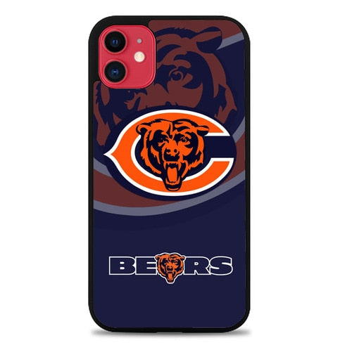 Coque iphone 5 6 7 8 plus x xs xr 11 pro max Chicago Bears Logo X3230