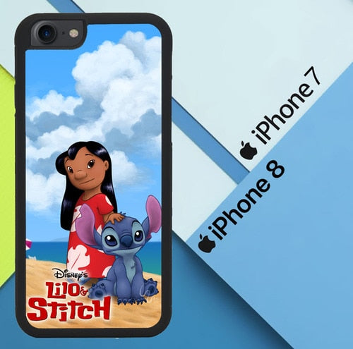 Lilo And Stitch X3798 coque iPhone 7 , iPhone 8