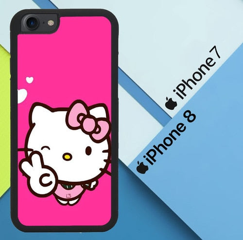 Hello Kitty Girl X5627 coque iPhone 7 , iPhone 8