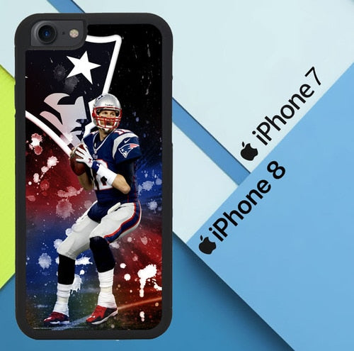 Tom Brady X6157 coque iPhone 7 , iPhone 8
