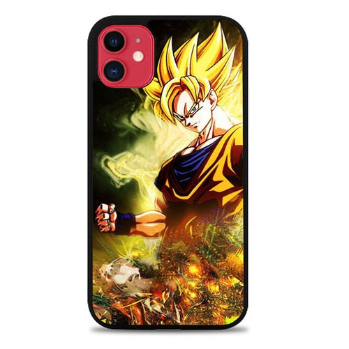 Coque iphone 5 6 7 8 plus x xs xr 11 pro max Dragon Ball Z Goku X6233