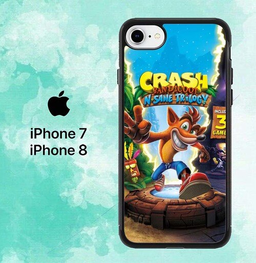 Crash Bandicoot N Sane X8779 iPhone 7 , 8 Case