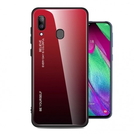 galaxy a40 coque rouge