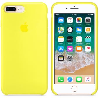 iphone 6 coque silicone jaune