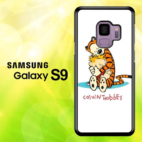 Calvin and Hobbes Comic Strip L1217 coque Samsung Galaxy S9