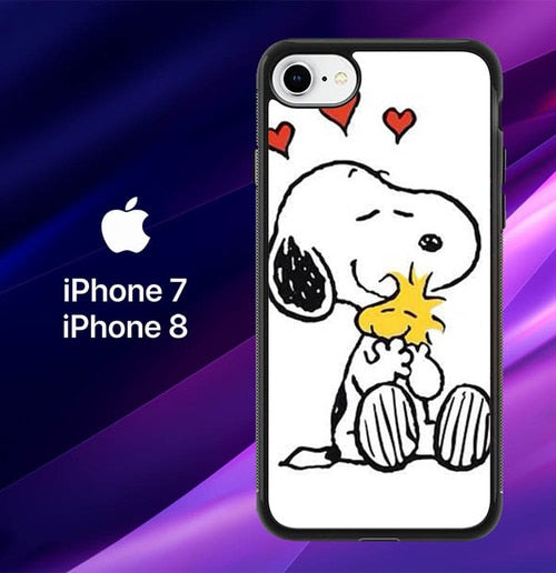 Snoopy Hug L1599 coque iPhone 7 , iPhone 8