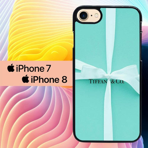 Tiffany Co Teal Blue Box L1858 coque iPhone 7 , iPhone 8