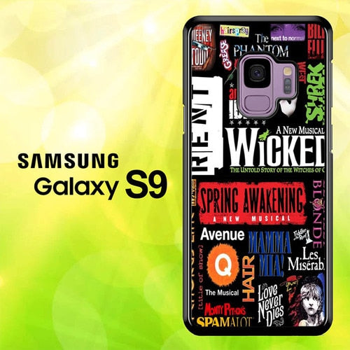 Broadway Musical Collage L1879 coque Samsung Galaxy S9