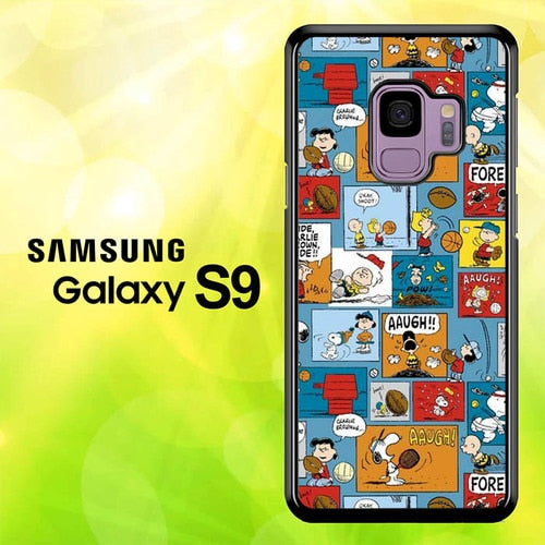 Snoopy Comics L3000 coque Samsung Galaxy S9