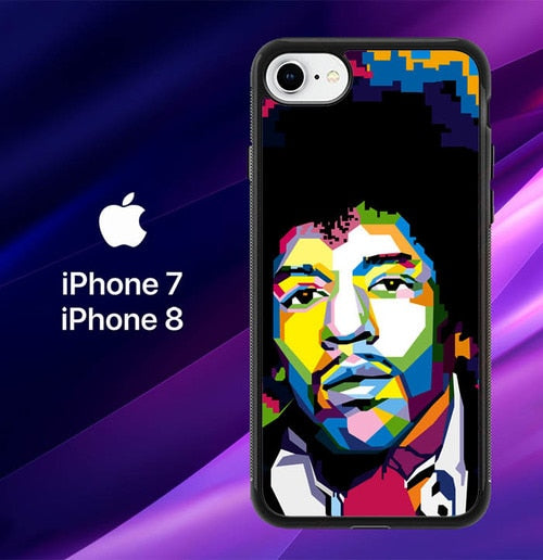 Jimi Hendrix Y0824 coque iPhone 7 , iPhone 8