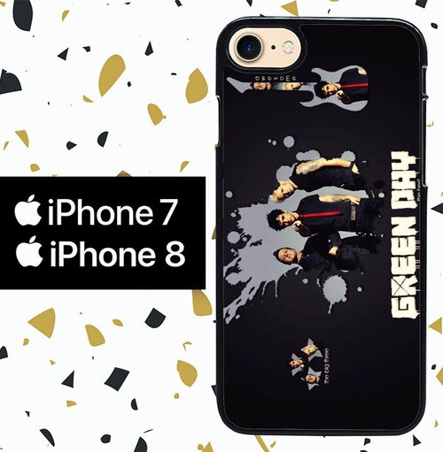 Green Day LOGO Y1134 coque iPhone 7 , iPhone 8