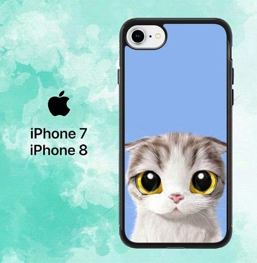 kawaii cat W8701 iPhone 7 , 8 Case