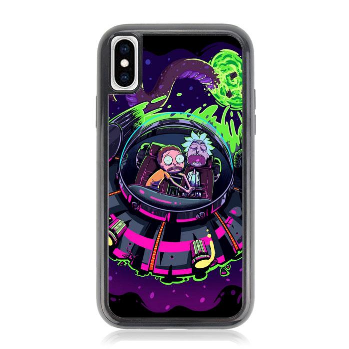 rick and morty Z4121 iPhone X, XS coque