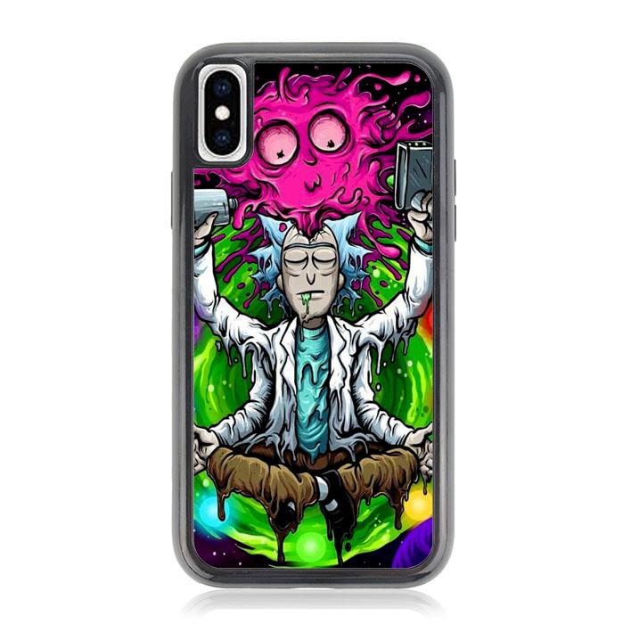 rick and morty Z4545 iPhone X, XS coque