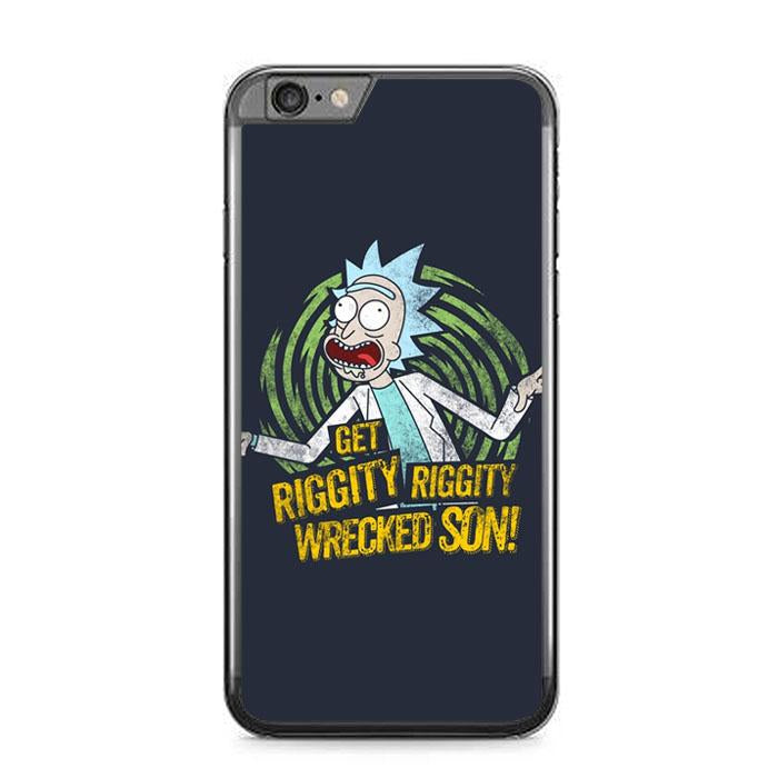 rick and morty Z4546 iPhone 6 Plus, 6S Plus coque