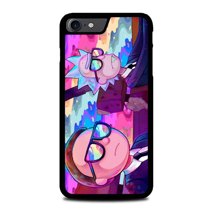 rick and morty paint art Z4122 iPhone 7 , iPhone 8 coque