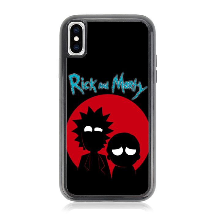 rick and morty vector Z4034 iPhone X, XS coque