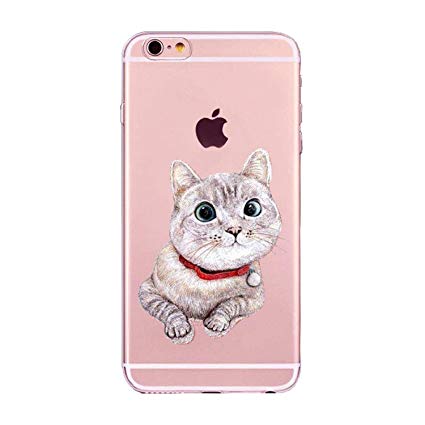 silicone cat coque iphone 6