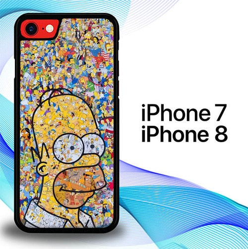 Simpsons P0692 coque iPhone 7 , iPhone 8